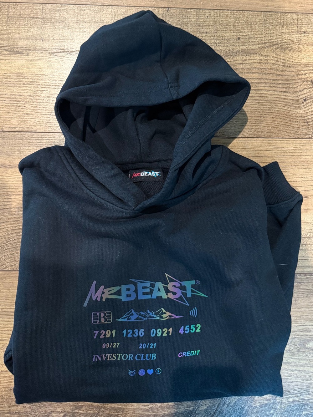 Mr Beast Reflective Hoodie Youth